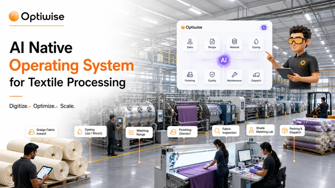 Textile Processing Optiwise AI Native OS case study