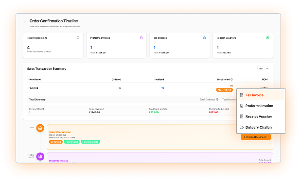 Sales follow-up and approval visibility in Optiwise